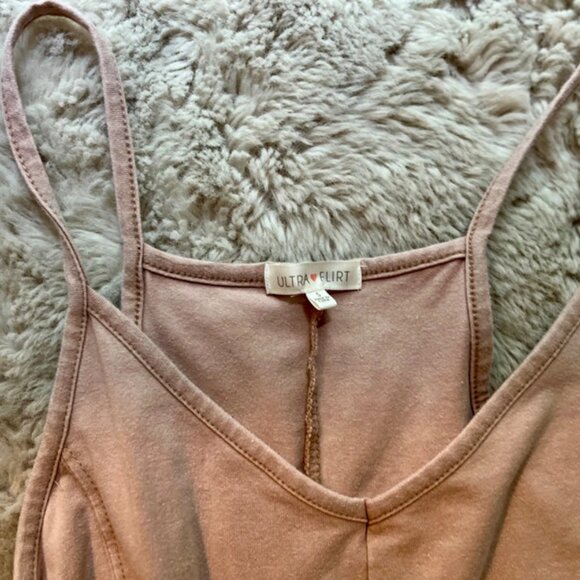 Light Pink Jumpsuit – Ultra Flirt, Size Small, Comfy & Cute - Picture 2 of 3